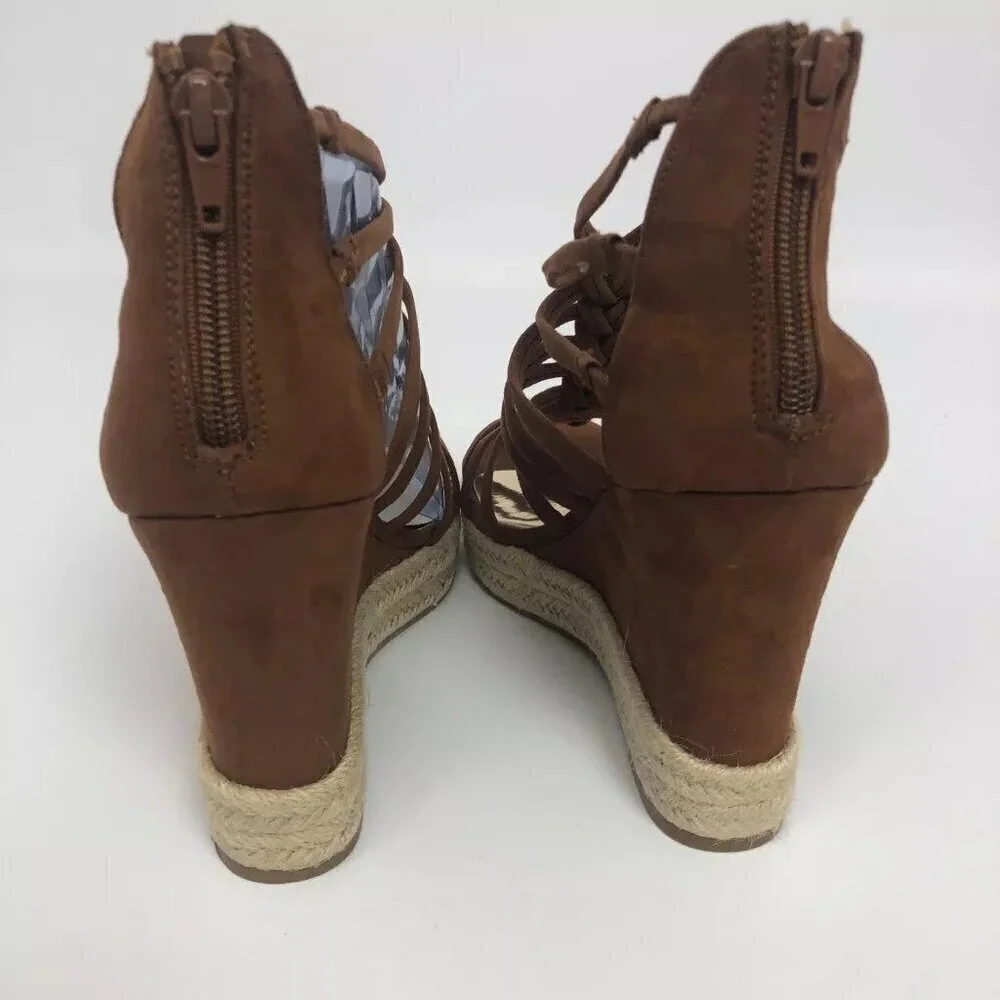 Carlos by Carlos Santana Womens Camilla Sandal Shoe Acorn Brown 9M